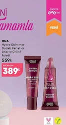 MAKE UP ACADEMY Hydra Dudak Parlatıcı Shimmer-Cherry Kiss-Renksiz Standart