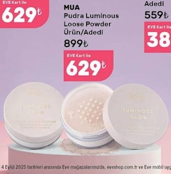 MAKE UP ACADEMY Işıltılı Pudra Luminous Loose Powder-Renksiz Standart