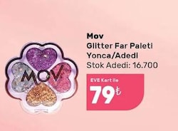 Mov Glitter Yonca Far Paleti