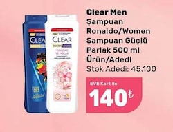 Clear Women Yumuşak ve Parlak 500 ml Kepek Şampuanı