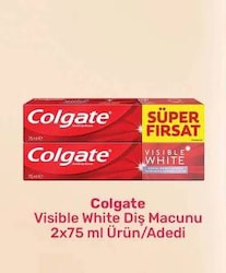 Colgate Visible White 2x75 ml Diş Macunu