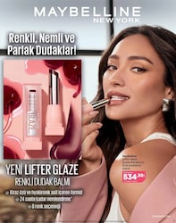 Maybelline New York Lifter Glaze Shea Yağı ve Hyalüronik Asit içeren Dudak Nemlendirici