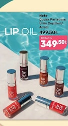 Note Lip Oil Nemlendirici ve Parlatıcı Dudak Bakım Yağı