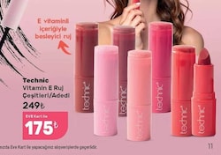 TECHNIC Vitamin E Pink Lady Ruj-Renksiz Standart