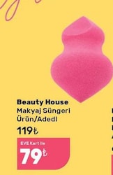 Beauty House Açılı Makyaj Süngeri Pembe