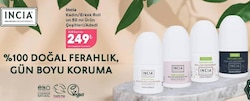 Incia Whitening Beyazlatıcı Doğal Deodorant Roll-On 50 ml