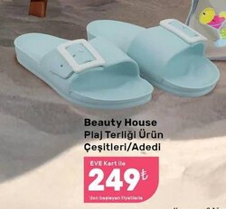 Beauty House Plaj Terliği Çeşitleri/Adedi