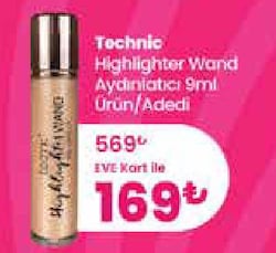 Technic Highlighter Wand Aydınlatıcı 9 ml