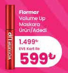 Flormar Volume Up Maskara