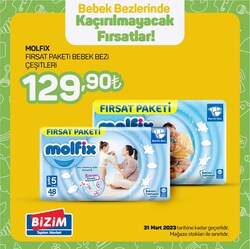 Molfix Fırsat Paketi Bebek Bezi Çeşitleri/Adet 