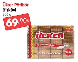 Ülker Pötibör Bisküvi 800 gr