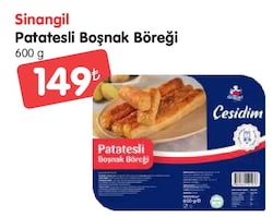 Sinangil Patatesli Boşnak Böreği 600 g 