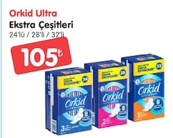Orkid Ultra Ekstra Paket Uzun Ped 28'li