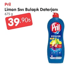 Pril Power Limon Sıvı Bulaşık Deterjanı 675 gr/653 ml