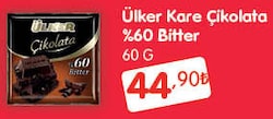 Ülker %60 Kakaolu Bitter Kare Çikolata 60 gr