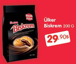 Ülker Biskrem Kakaolu Bisküvi 200 gr