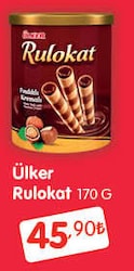 Ülker 9 Kat Rulokat Fındıklı Gofret 170 gr