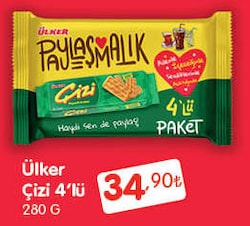 Ülker Çizi Peynirli 280 gr Kraker