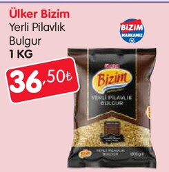Ülker Bizim Yerli Pilavlık Bulgur 1 kg