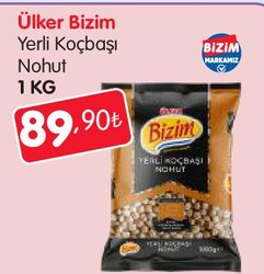 Ülker Bizim Yerli Koşbaşı Nohut 1 kg