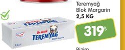 Teremyağ Blok Margarin 2,5 kg