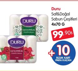 Duru Saf&Doğal Sabun Çeşitleri 4x70 gr