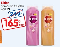Elidor Şampuan Çeşitleri 650 ml
