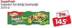 SuperFresh Superton Ton Balığı Zeytinyağlı 3x75 gr