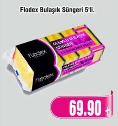 Flodex Bulaşık Süngeri 5'li