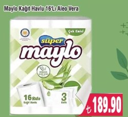 Maylo Kağıt Havlu 16'lı Aleo Vera 