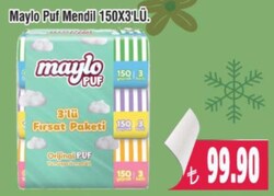 Maylo Puf Mendil 150x3'lü
