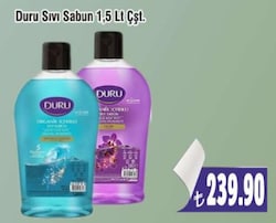 Duru Sıvı Sabun 1.5 lt Çeşitleri 