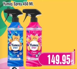 Yumoş Sprey 450 ml Çeşitleri