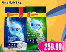 Rinso Matik 8 kg Çeşitleri