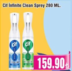 Cif İnfinite Clean Sprey 280 ml Çeşitleri