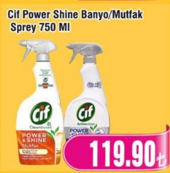 Cif Power Shine Sprey 750 ml Çeşitleri