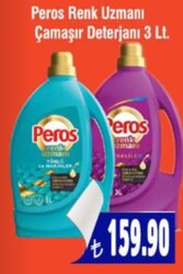 Peros Renk Uzmanı Çamaşır Deterjanı 3 lt Çeşitleri