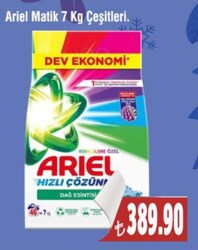 Ariel Matik 7 kg Çeşitleri