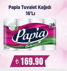 Papia Tuvalet Kağıdı 16'lı 