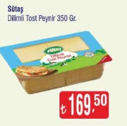 Sütaş Dilimli Tost Peyniri 350 gr