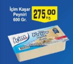 İçim Kaşar Peyniri 600 gr