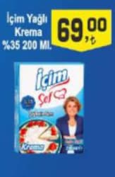 İçim Yağlı Krema %35 200 ml