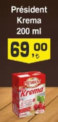 President Krema 200 gr