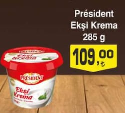 President Ekşi Krema 285 g