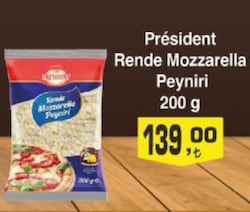President Rende Mozzarella Peyniri 200 g