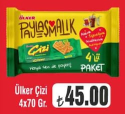 Ülker Çizi 4x70 gr
