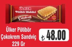 Ülker Pötibör Çokokrem Sandviç 229 gr