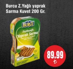 Burcu Zeytinyağlı Yaprak Sarma HYP Kuvvet 200 gr