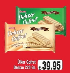 Ülker Gofret Deluxe 220 gr Çeşitleri