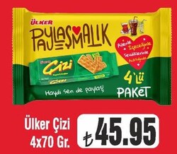 Ülker Çizi 4x70 gr